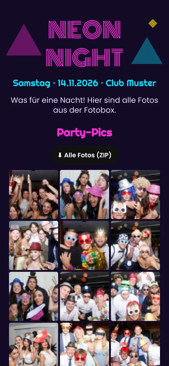Beispiel: Party Neon